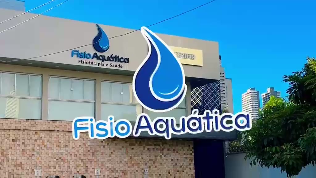 Apresentação em vídeo da estrutura e dos atendimentos da Fisio Aquática